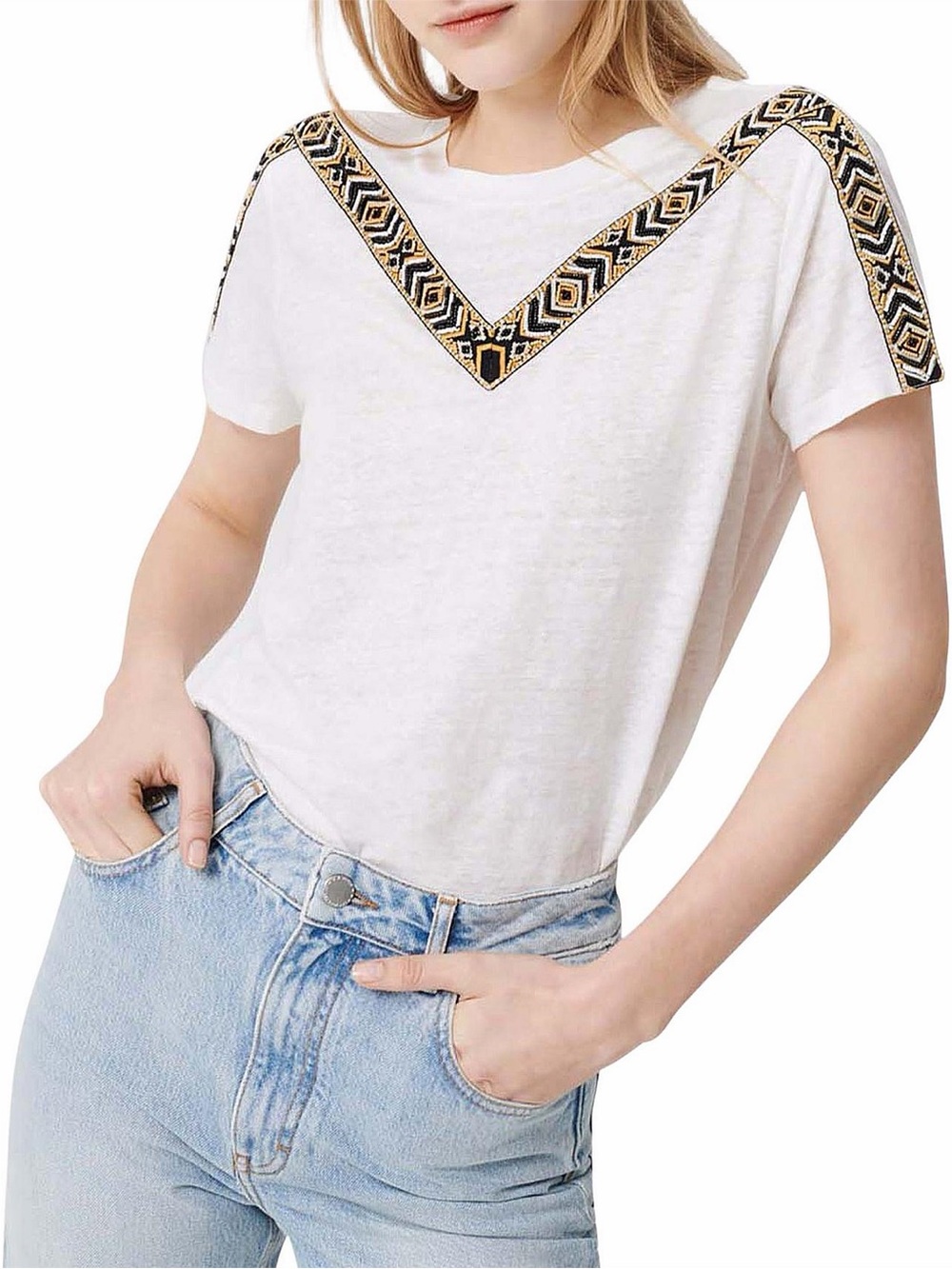 MAJE TOBLO TEE SHIRT